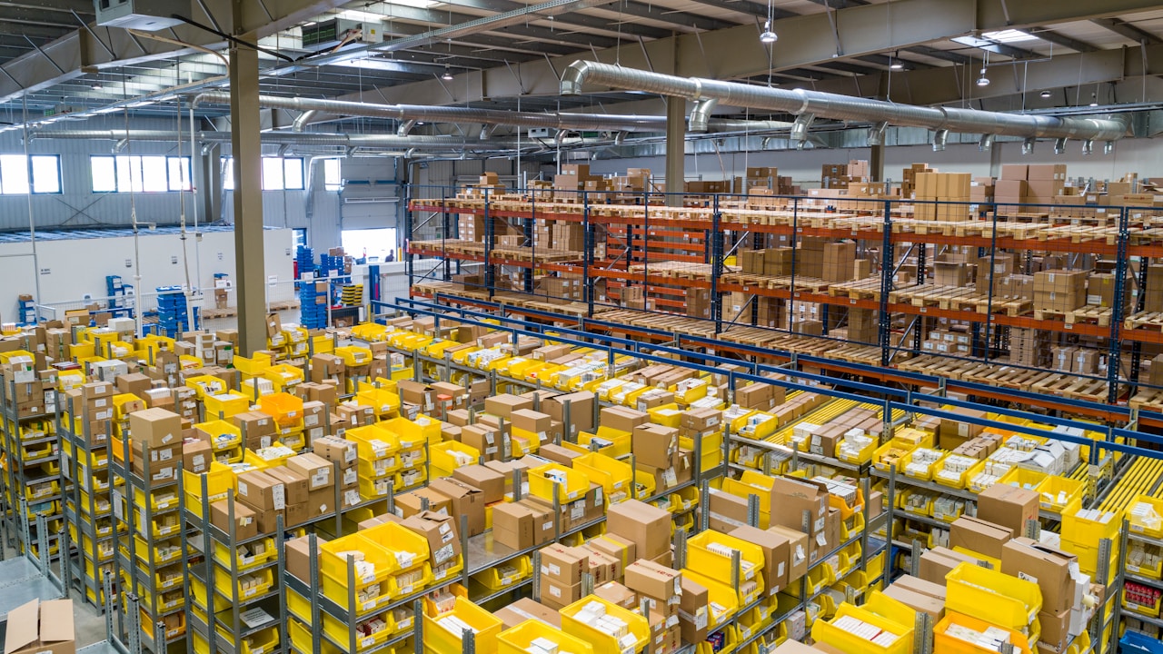 Warehouse logistics operations for e-cigarette distribution and supply chain management