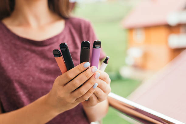 Quality control lab testing disposable vape devices for wholesale verification